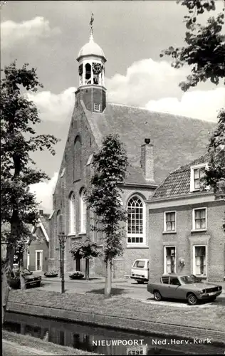 Ak Nieuwpoort Liesveld Südholland, Ned. Herv. Kerk