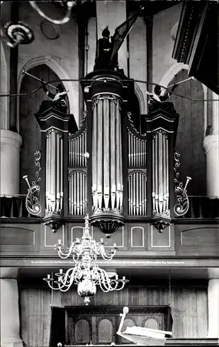 Ak Nieuwpoort Liesveld Südholland, Ned. Herv. Kerk, Orgel