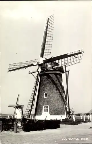 Ak Zoutelande Zeeland Niederlande, Windmühle, Molen