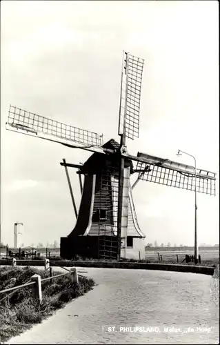 Ak Sint Philipsland Zeeland, Molen de Hoop