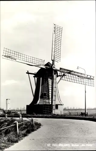 Ak Sint Philipsland Zeeland, Molen de Hoop