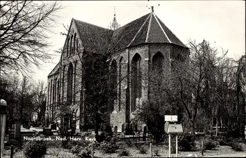 Ak Noordbroek Groningen, Ned. Herv. Kerk