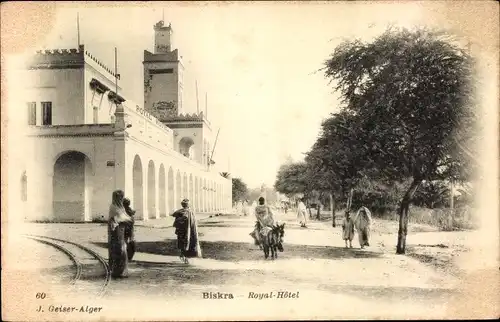 Ak Biskra Algerien, Royal Hôtel