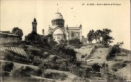 Ak Algier Alger Algerien, Notre Dame d'Afrique