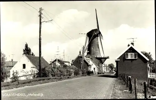 Ak 's Gravendeel Südholland, Molendijk