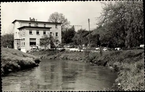 Ak Schin op Geul Limburg Niederlande, Hotel-Pension Straaten, Aan de kronkelende Geul
