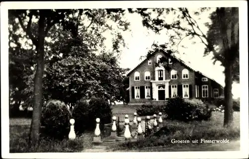 Ak Finsterwolde Groningen, Haus