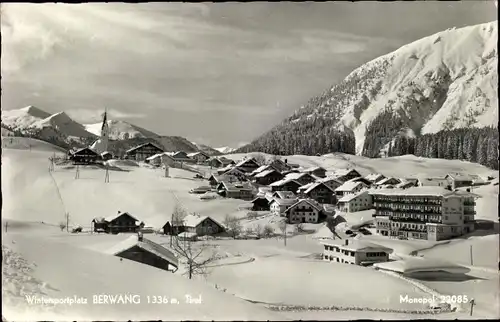 Ak Berwang in Tirol, Winteransicht