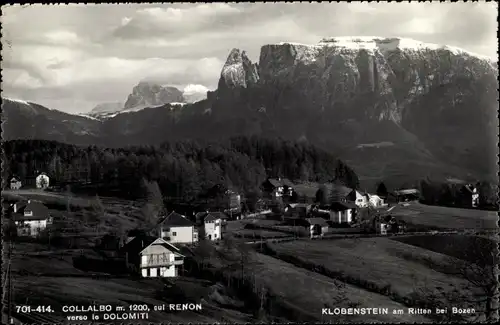 Ak Klobenstein Collalbo Ritten Renon Südtirol, Ortsansicht