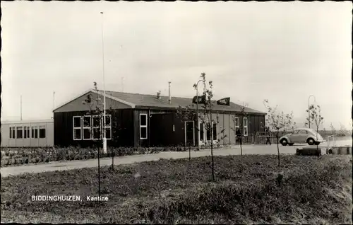 Ak Biddinghuizen Flevoland Niederlande, Kantine