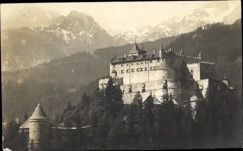 Foto Ak Werfen in Salzburg, Festung Hohenwerfen