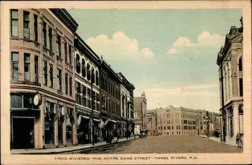 Ak Trois Rivières Three Rivers Québec Kanada, Rue Notre Dame