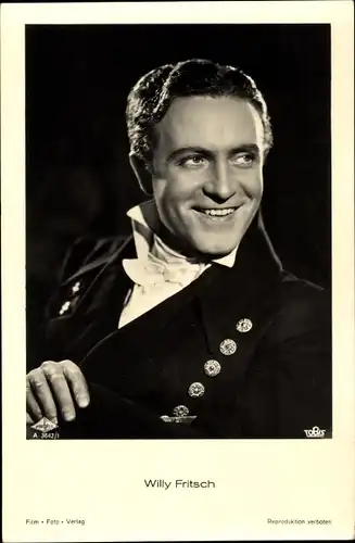 Ak Schauspieler Willy Fritsch, Portrait