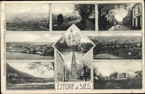 Ak Eitorf an der Sieg, Stadtansichten