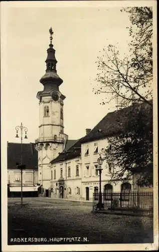 Ak Bad Radkersburg Steiermark, Hauptplatz