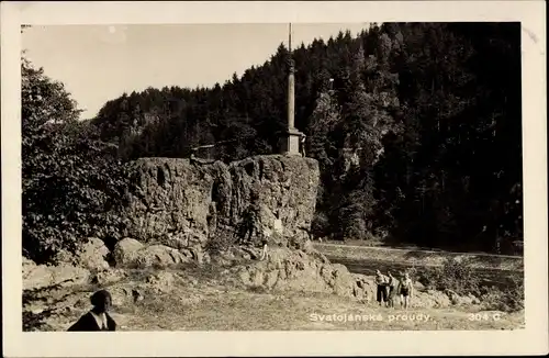 Ak Štěchovice Mittelböhmen, Svatojanske proudy