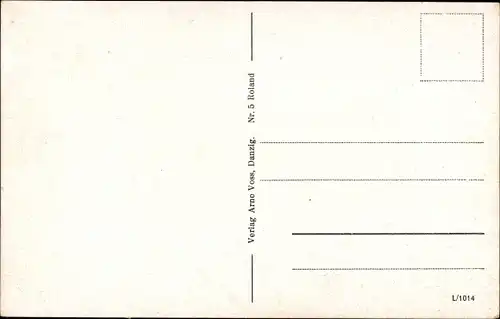 Ak Gdańsk Danzig, St. Marienkirche, Rathaus