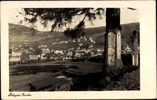 Ak Železná Ruda Markt Eisenstein Region Pilsen, Gesamtansicht