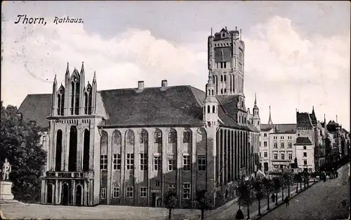 Ak Toruń Thorn Westpreußen, Rathaus