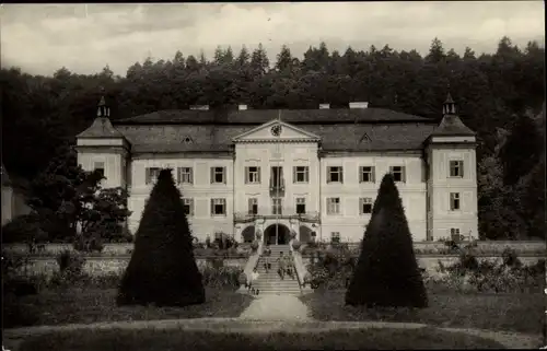 Ak Veselíčko Region Olmütz, zamek