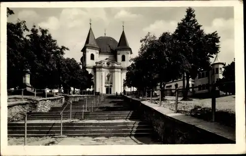 Ak Bystřice pod Hostýnem Bistritz am Hostein Region Zlin, Svatý Hostýn, Heiliger Hostein, Basilika