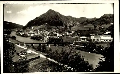 Foto Ak Laško Tüffer Slowenien, Brücke, Stadtpanorama