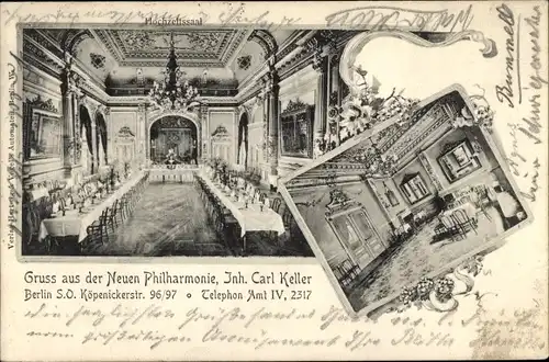 Ak Berlin Mitte, Neue Philharmonie, Köpenicker Straße 96/97