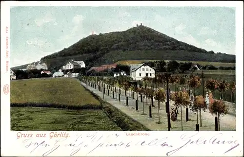 Ak Görlitz in der Lausitz, Landeskrone