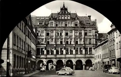 Ak Görlitz in der Lausitz, Untermarkt und Rathaus