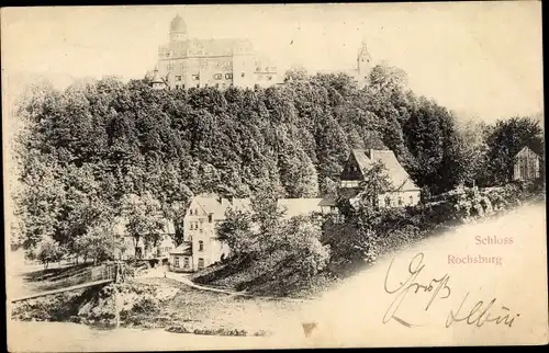 Ak Rochsburg Lunzenau in Sachsen, Schloss Rochsburg