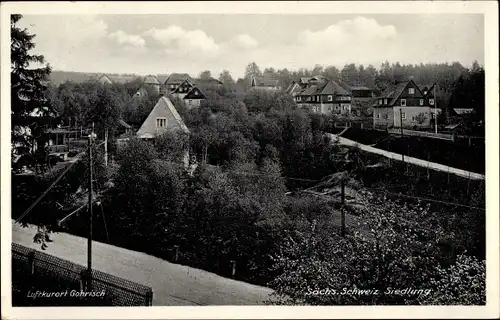 Ak Gohrisch Sächsische Schweiz, Blick auf die Siedlung