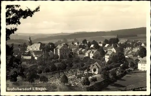 Ak Großolbersdorf im Erzgebirge, Ortsansicht