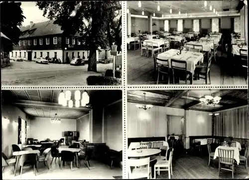 Ak Schönbach in der Oberlausitz, Gaststätte Kretscham, Speisesaal