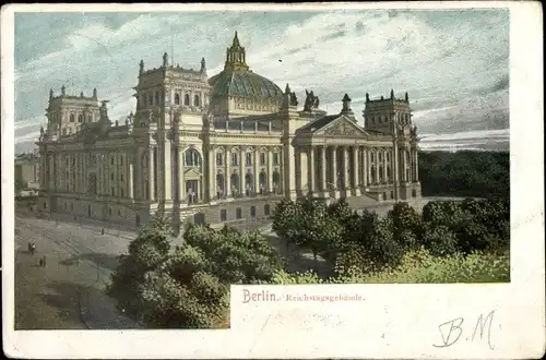 Ak Berlin Mitte, Reichstagsgebäude