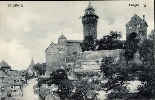 Ak Nürnberg in Mittelfranken, Burgfreiung