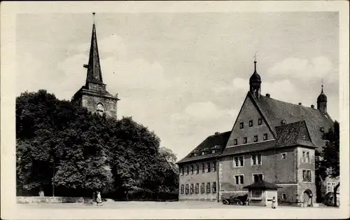 Ak Sömmerda in Thüringen, Teilansicht