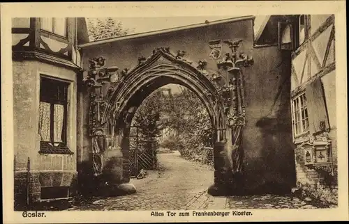 Ak Goslar am Harz, Altes Tor zum Frankenberger Kloster
