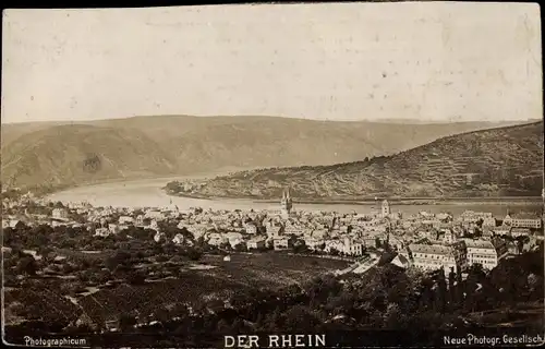 Ak Boppard im Rhein Hunsrück Kreis, Stadt vom Eisenbolzberg, NPG