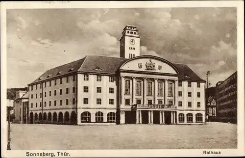 Ak Sonneberg in Thüringen, Rathaus