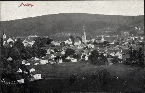 Ak Arzberg in Oberfranken, Gesamtansicht