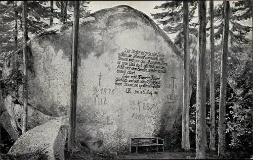 Ak Luisenburg Wunsiedel in Oberfranken, Bundesstein