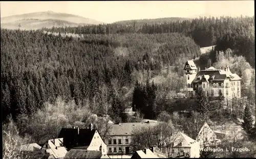 Ak Wolfsgrün im Erzgebirge, Ferienheim Gasthof Sächsischer Hof