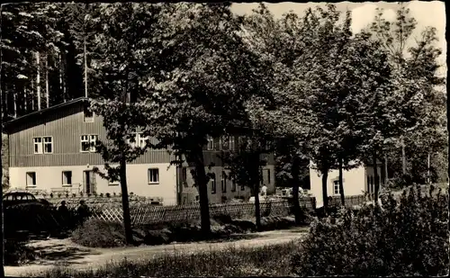 Ak Carlsfeld Eibenstock im Erzgebirge, Wiltzschmühle, Ferienheim