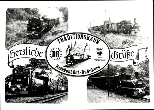 Ak Radebeul in Sachsen, Traditionsbahn, Lokomotive Nr. 99539