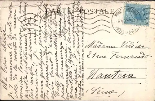 Ak Monaco, Les Vieux Remparts, Monte Carlo