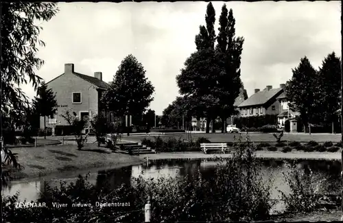 Ak Zevenaar Gelderland Niederlande, Vijver nieuwe Doelenstraat