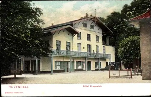 Ak Roosendaal Rozendaal Gelderland Niederlande, Hotel Kraayestein