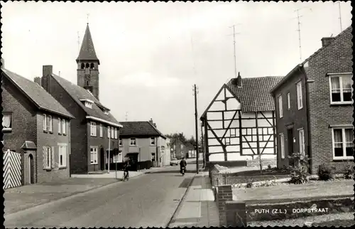 Ak Puth Limburg Niederlande, Dorpstraat