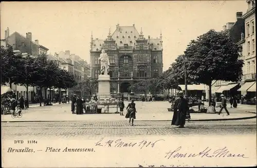 Ak Bruxelles Brüssel, Place Anneessens