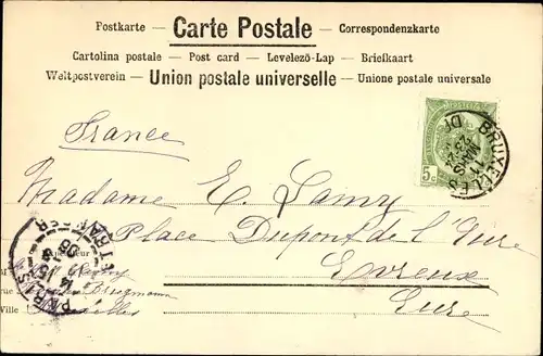 Ak Bruxelles Brüssel, Place Anneessens